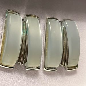 Coro Moonglow Sconce earring clip ons